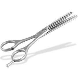 Solingen Thinning Scissors, Hairdressing Scissors with Sharp Double-Sided Toothing, Made in Germany, Hair Cutting Scissors Made of High-Quality Stainless Steel for Thinning Hair (13.97 cm)