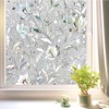 Window Privacy Film, Rainbow Window Clings, 3D Decorative Window Vinyl,