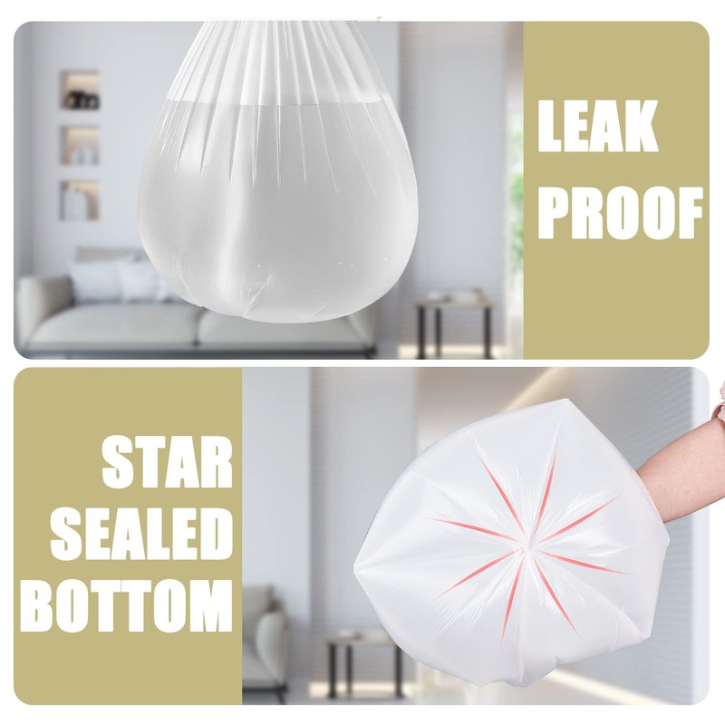 Small Trash Bags 4 Gallon - 100 Count 4 Gallon