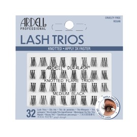 Ardell Individual Trios Eyelash, Black, Medium                                                                                                        