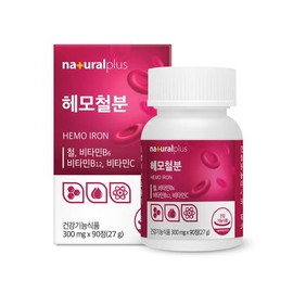 헤모철분 철분 복합비타민 철분보충 수험생 가족건강 1병 선물 Hemoglobin Iron Complex Vitamin Iron Supplement for Students and Family Health 1 Bottle Gift