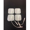40 Replacement Pads for Massagers Tens Units electrode 2x2Inch White