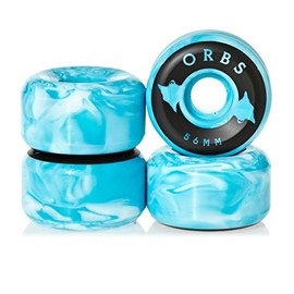 WELCOME Orbs Specters Swirls - 56mm Skateboard Wheel 56mm Blue/White