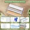 FUKANG Foil and Plastic Wrap Organizer, 3 in 1 Kitchen