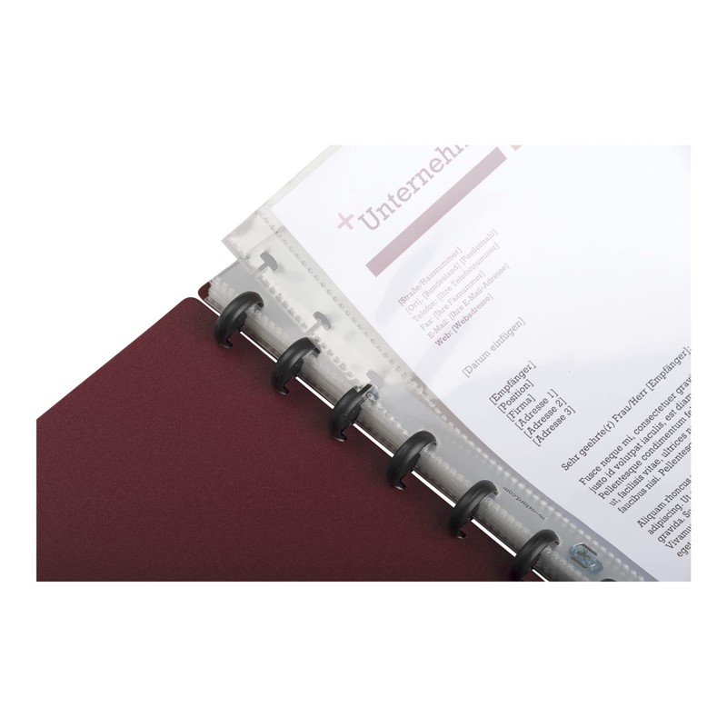 Elba 232123"Vario Zippbu" Polypropylene Folder with 25 Pockets