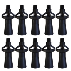 4Spray Eductor Nozzle - NPT Fluid Mixing Eductors - Glass Reinforced Polypropylene - Minimal Maintenance and Clog Resistant Tank Mixing Agitation Nozzles - 3/8 inch (10 Count)