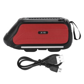 Solar Bluetooth Speaker RGB Light Support Memory Card USB AUX Portable Wireless Speaker with FM Radio for Outdoor Travel