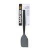 Sabatier Nylon Spatula with Silicone Head, 12-Inch, Black/Gray
