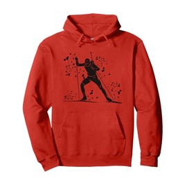 Biathlete Nordic Skiing Biathlon Pullover Hoodie
