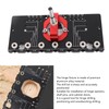 Woodworking Drill Guide Hole Locator Fixture Pocket Jig Positioning Accessories