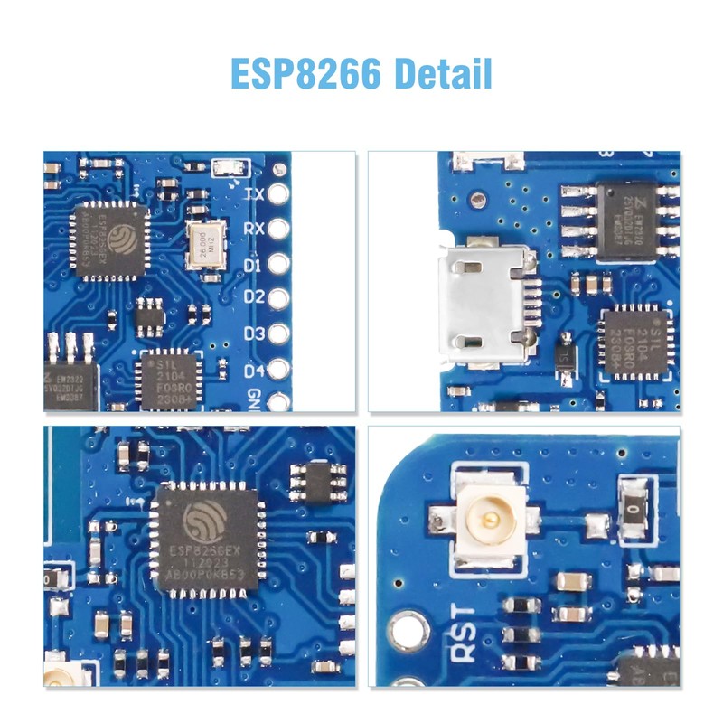 ESP8266 Pro with External Antenna Binghe ESP8266 Pro NodeMcu WiFi
