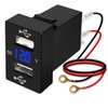 Palumma Power Socket for Toyota Vehicles, 2 USB Ports, USB