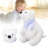 White Bear Stuffed Baby Soft Comfortable Cream Animal Plush Sleep