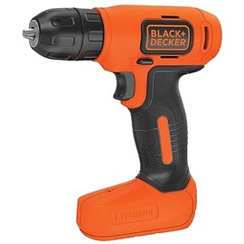Black+Decker Ultra-Kompakt-Bohrer, Akkubohrer (7.2V, 1.5Ah Li-Ion Akku, 10mm Schnellspannbohrfutter, Griffgummierung, leichtes Kompaktdesign, Akku, 600mA USB Ladekabel, integrierter Akku) BDCD8