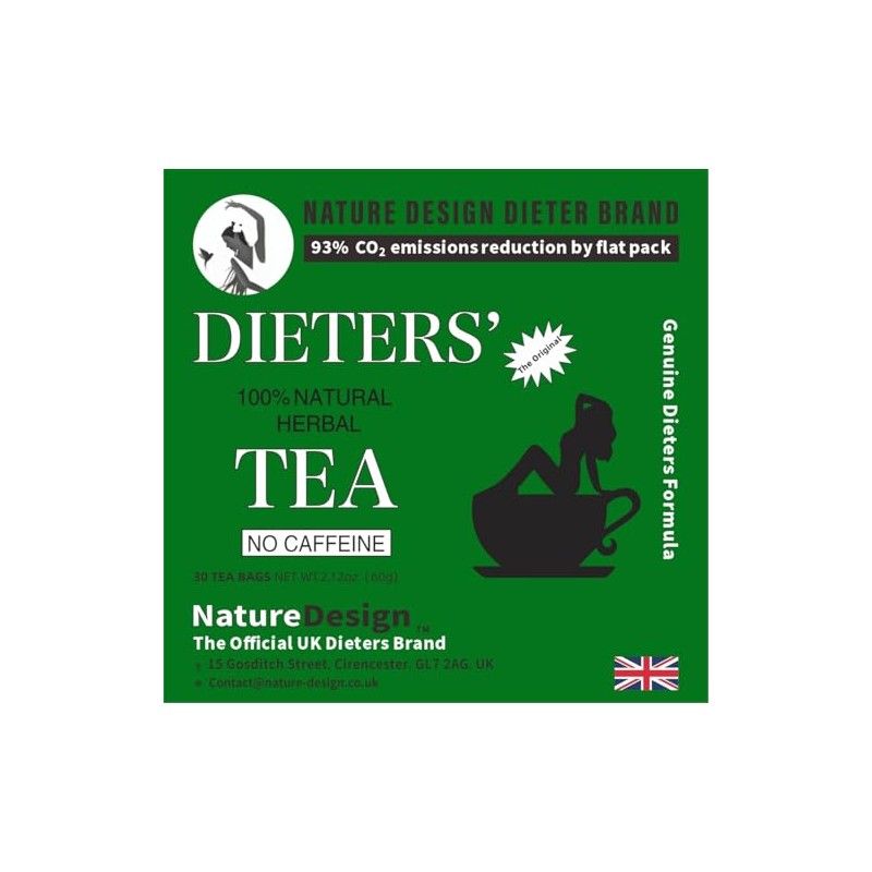 Dieters Tea - Dieters Drink 30 Bags tummy friendly Teatox