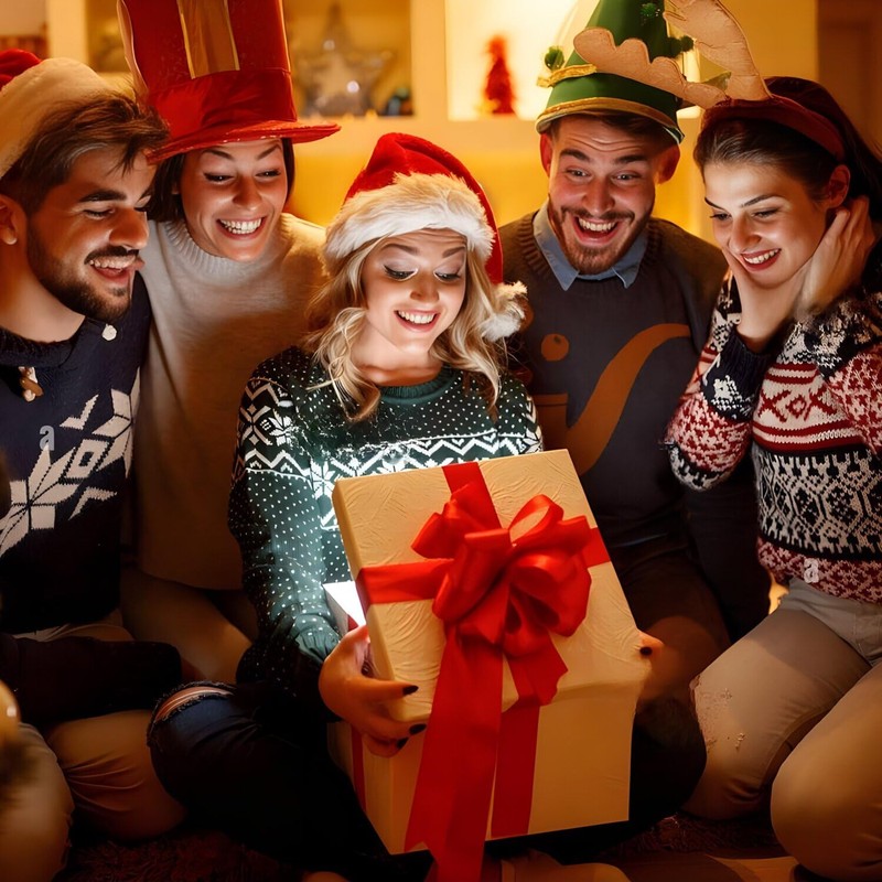 WOPLAY Surprise Finger in a Box,Funny Christmas Gag Gifts for