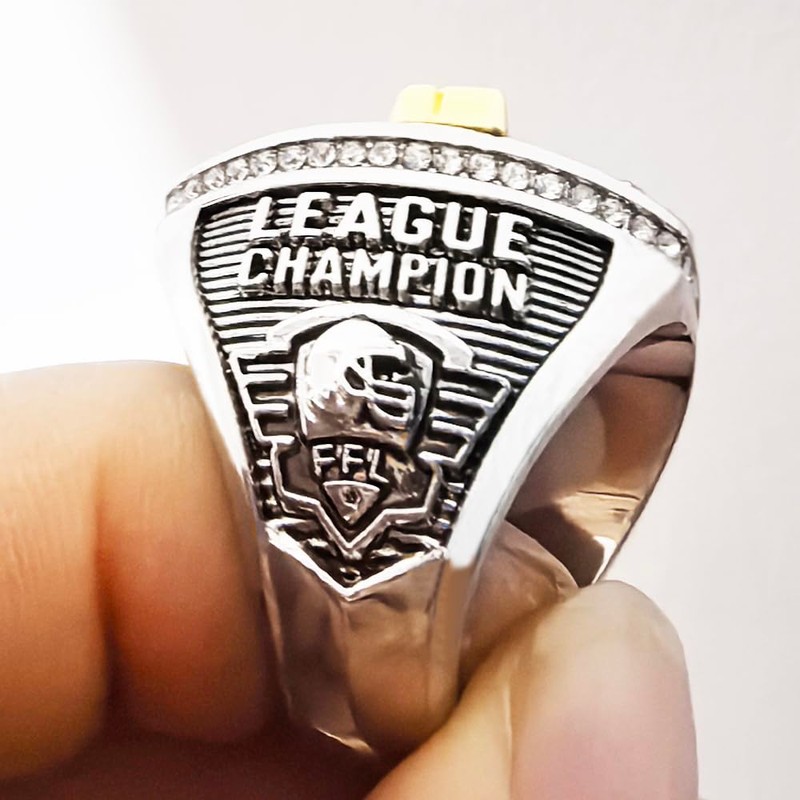 guancrown Fantasy Football Ring 2025 Award Prize Trophy Sports Winner