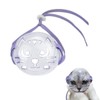 Transparent Cat Muzzles Cat Mouth Guard Helmet Adjustable Hood Breathable