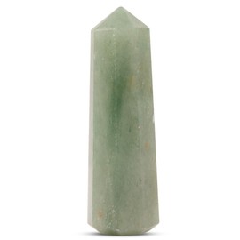 Green Aventurine Healing Crystal Tower Obelisk – Crystals and Healing Stones for Meditation, Reiki, Chakra Balancing, and Crystal Grids – Crystal Points for Home or Office – Spiritual Decor & Gift