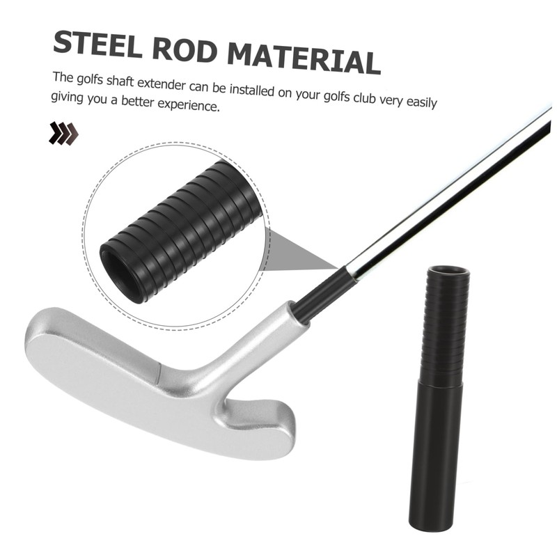 Kisangel Golf Shaft Extender Extension Rod for Clubs Lightweight Easy