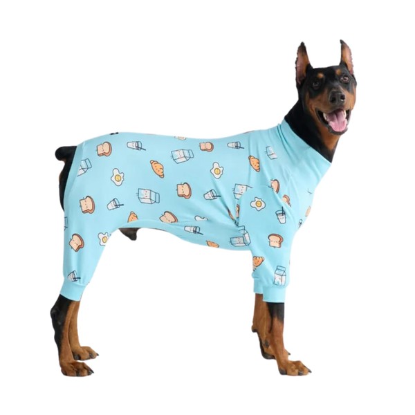 Spark Paws Dog Pajama, Ultra-Soft and 4-Way Stretch, Recovery-Suit PJ