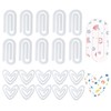 Sublimation Paper Clips Blanks Jumbo Includes 10 Pieces of Each