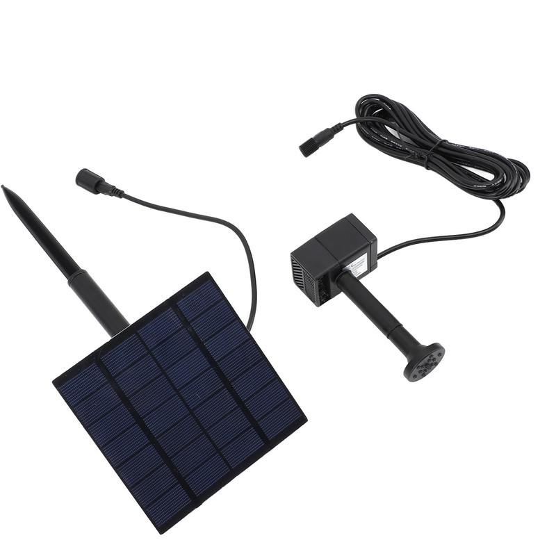 Solar Powered Water Pump Kit Powerful Jet Watering Pond Pump