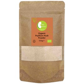 Organic Psyllium Husk Powder - Certified Organic- by Busy Beans Organic (500g)