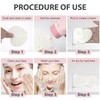 ClimbFun 50-Count Compressed Facial Sponges,100% Natural Cellulose Face Makeup Sponge