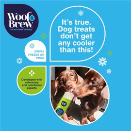 WOOF&BREW WOOF&BREW Paw Pops Cooling Ice Pop Treats for Dogs - New Improved Recipe & 10 Pack Size
