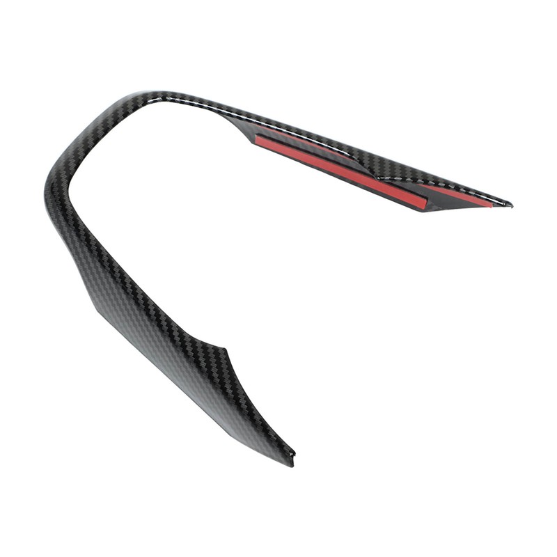 Steering Wheel V Shape Trim Panel Carbon Fiber Style Frame