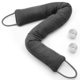 Door Draft Stopper, 42 Inch Weighted Under Door Noise Cold Air Blocker, Heavy Duty Sound Proof Draft Guard Gap Snake for Bottom of Doors and Windows, 2.4lbs (Gray)