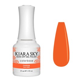 Kiara Sky Soak Off Gel Nail Polish 0.5 fl oz, CAUTION (G444)
