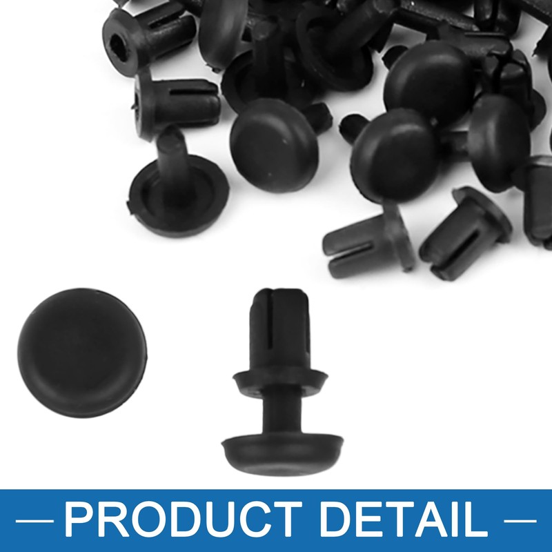 A ABSOPRO 4mm Rivets Push Type Panel Retainer Clip for