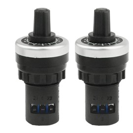 CENPEK LA42DWQ-22 22mm 10K Ohm Variable Speed Drive Potentiometer Rotary Potentiometer Inverter Converter(10K) (Pack of 2)