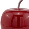 Homeroots 11" Red Aluminum Decorative Apple Tabletop Sculpture