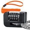 Onvian Motorcycle Disc Brake Lock, 4-Digit Code Locks Anti-Theft Security