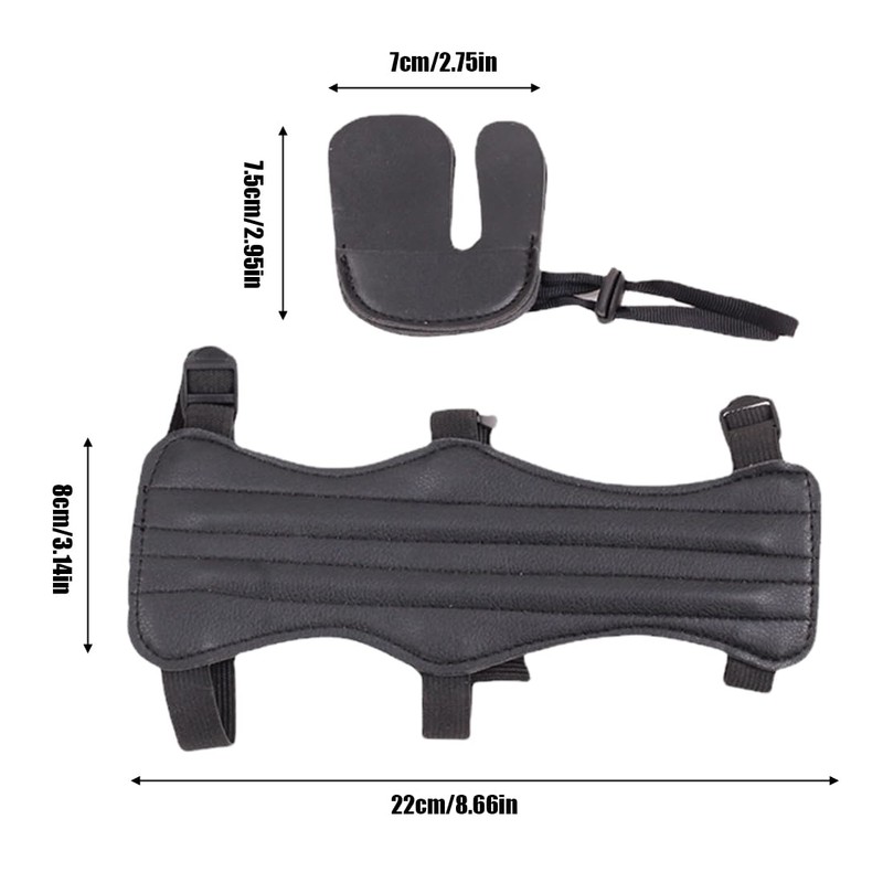 RDNKVB Traditional Arm Guard Short Edition Accessory for Archery Arrow