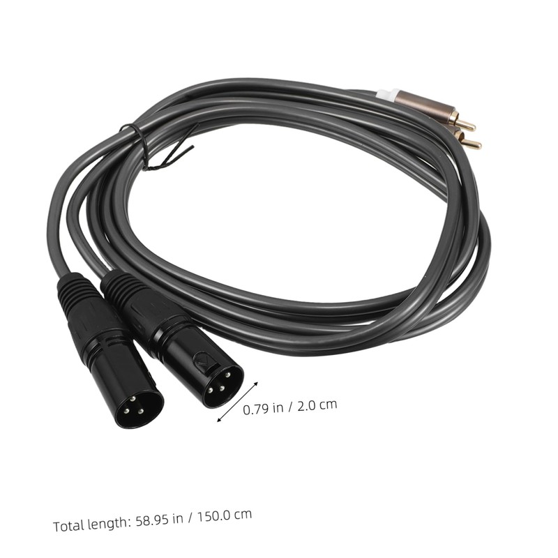 CORHAD Convenient Audio Cable to Male for Mixers Amplifiers and