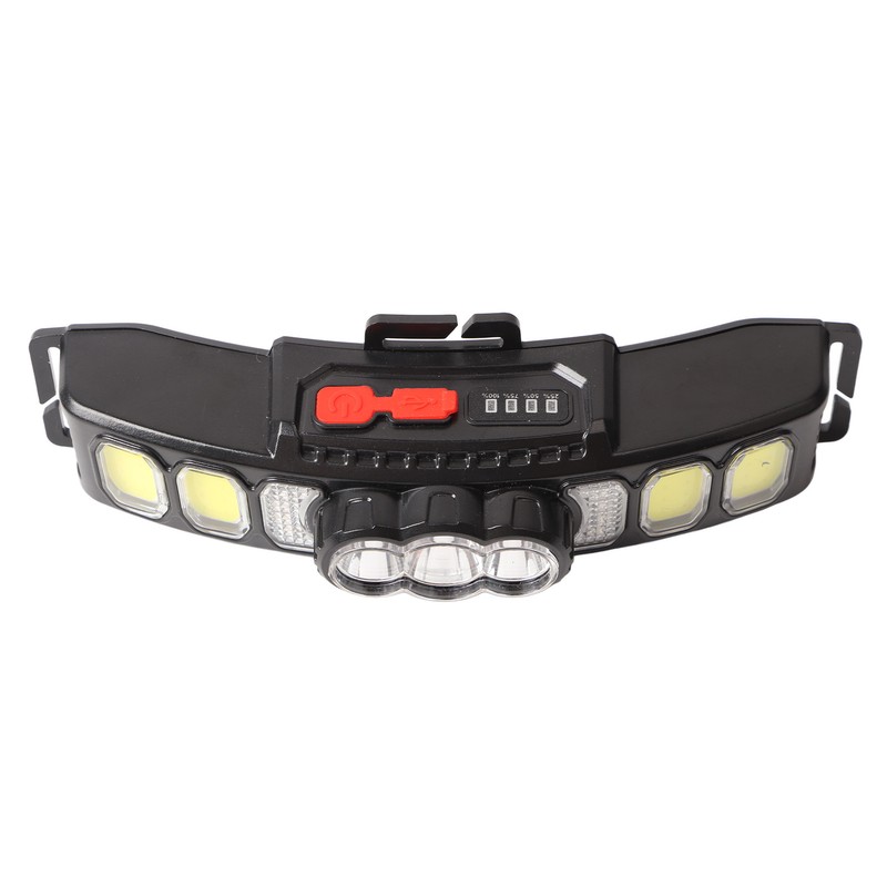 Wave Induction Headlight with Power Display 1200mAh Bright USB Charging