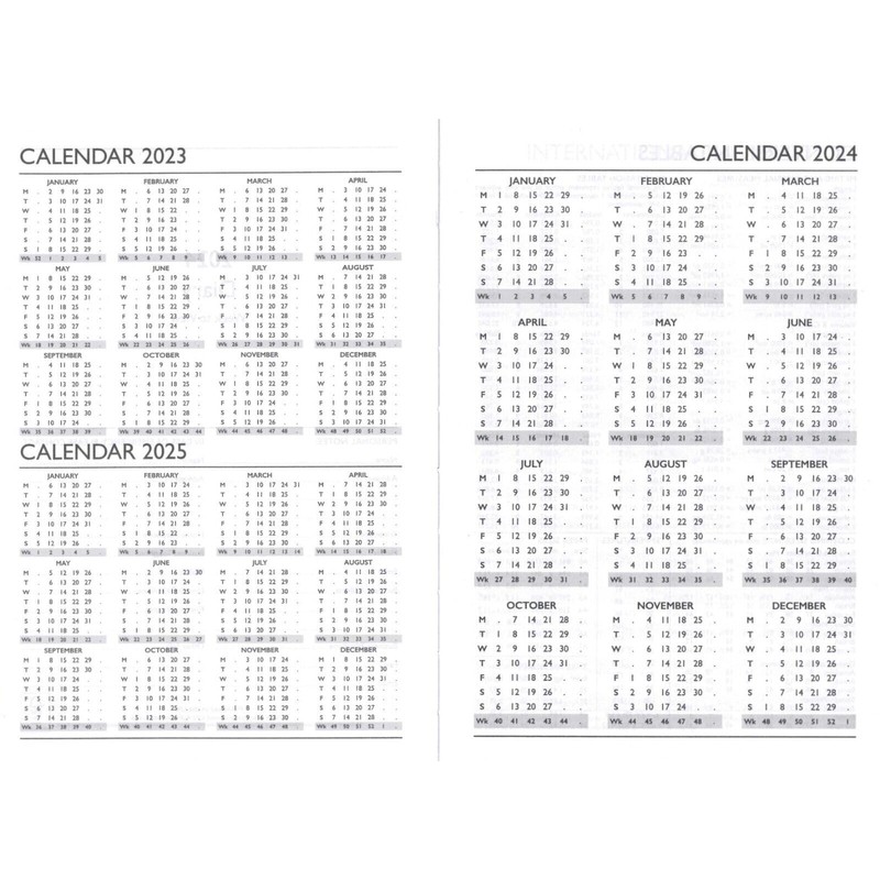 2025 A5 Spiral Bound Week To View Diary WTV Planner