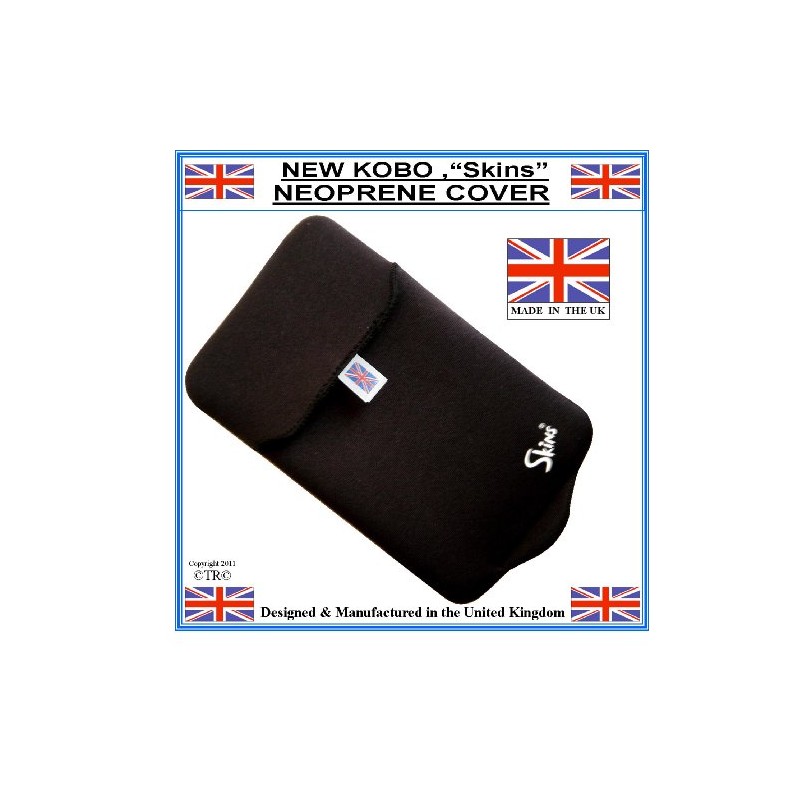 Proline Skins KOBO Touch Neoprene Cover, Black, Small