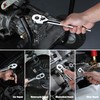 WORKPRO 3-Piece Ratchet Set, Quick Release Reversible, 72-Tooth, 1/4", 3/8",