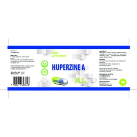 Huperzine A 250 mcg 120 Vegan Capsules, 3rd Party lab Tested, High Strength Supplement, Gluten and GMO Free