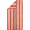 Cawö bath towel Unique Streifen orange size 70x140 cm
