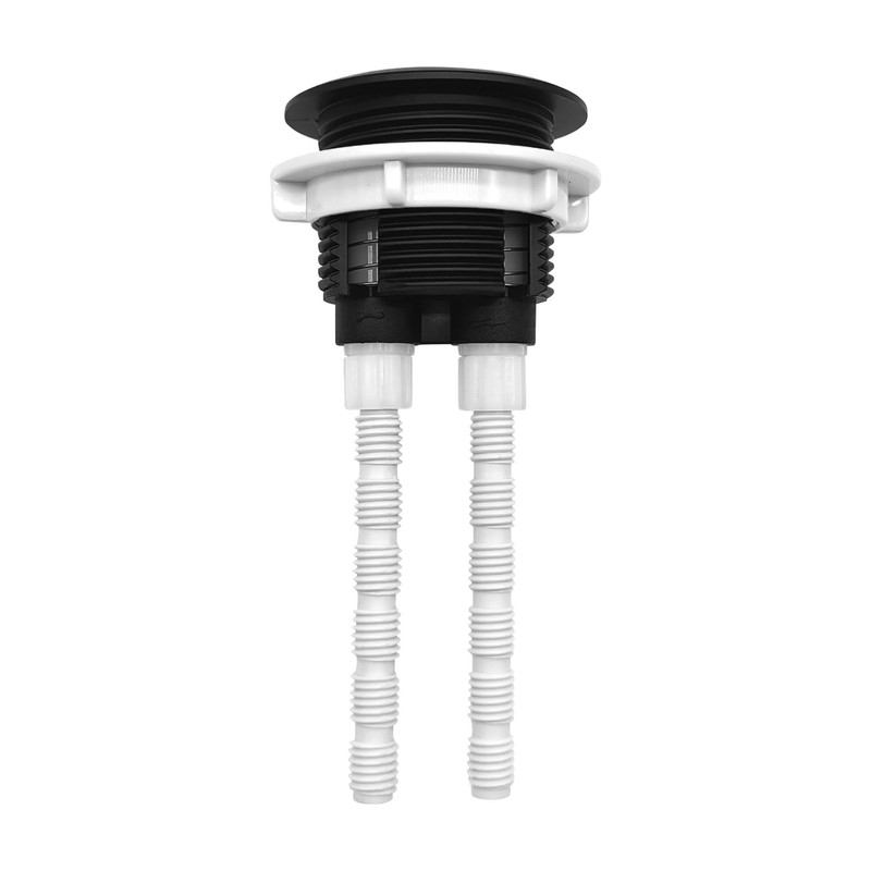 Taps2Traps Matt Black Toilet Flush Button Replacement, Upgrade Your Bathroom