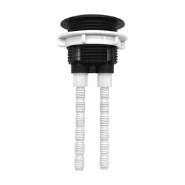 Taps2Traps Matt Black Toilet Flush Button Replacement, Upgrade Your Bathroom with This Stylish and Durable Replacement - fits 38mm-43mm Hole