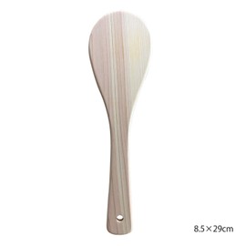 Yamasita Craft 2654000 Hinoki Rice Spoon, Made in Japan, 11.4 inches (29 cm)