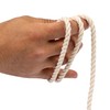 Shelver Natural Soft Cotton Rope, 8mm Thick Rope for Crafts