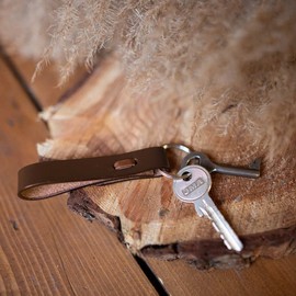 Gusti Jameson Leather Keyring, Leather